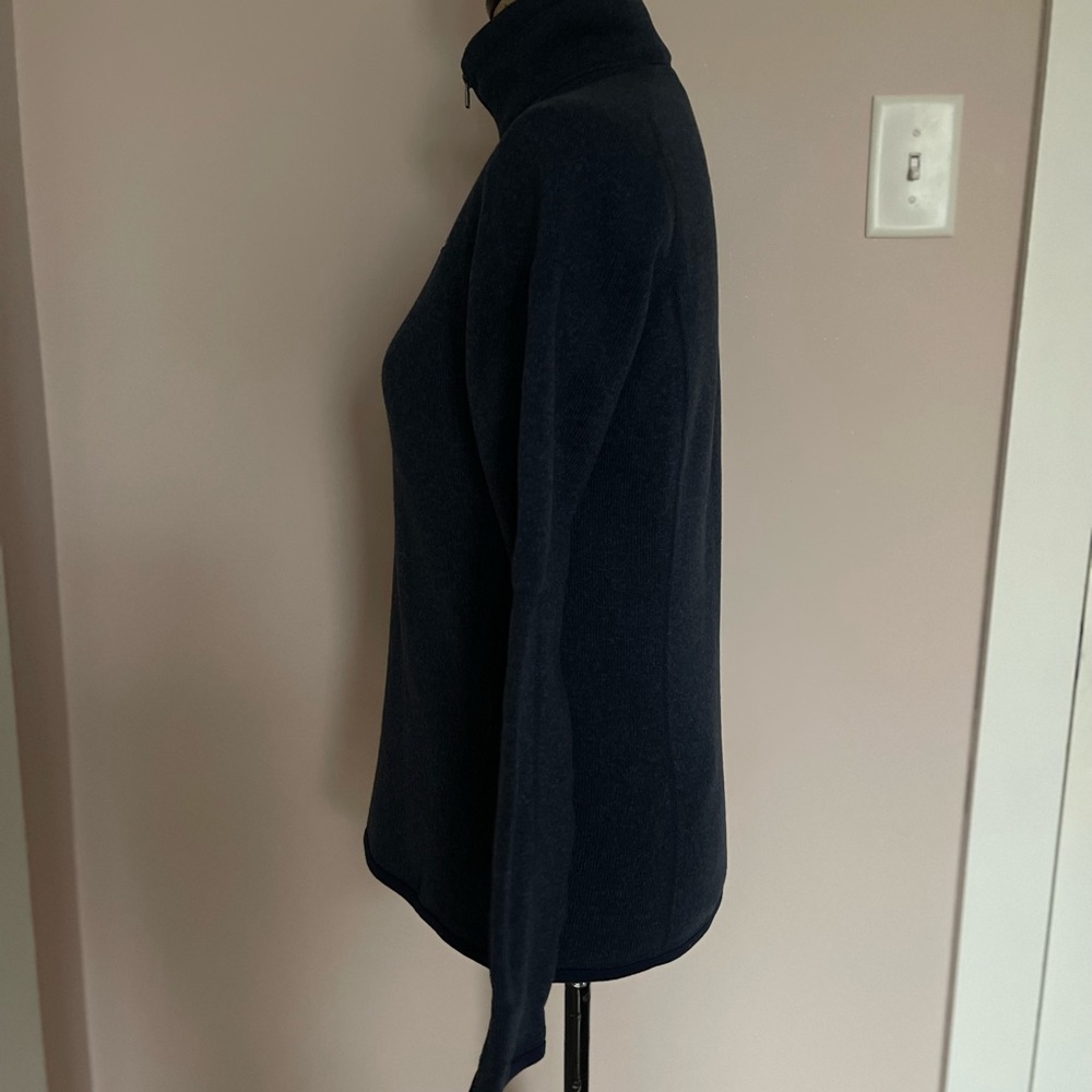 Patagonia Better Sweater 1/4 Zip Fleece in Navy Blue Size Medium - Picture 4 of 5